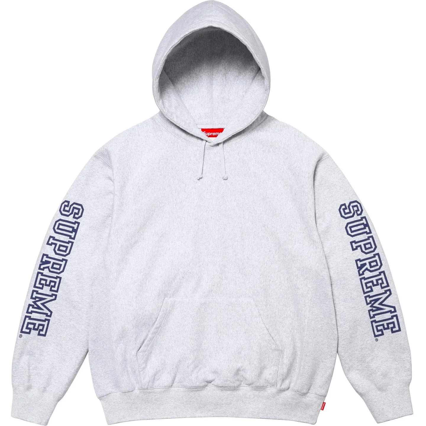 Supreme Grey Logo Hoodie