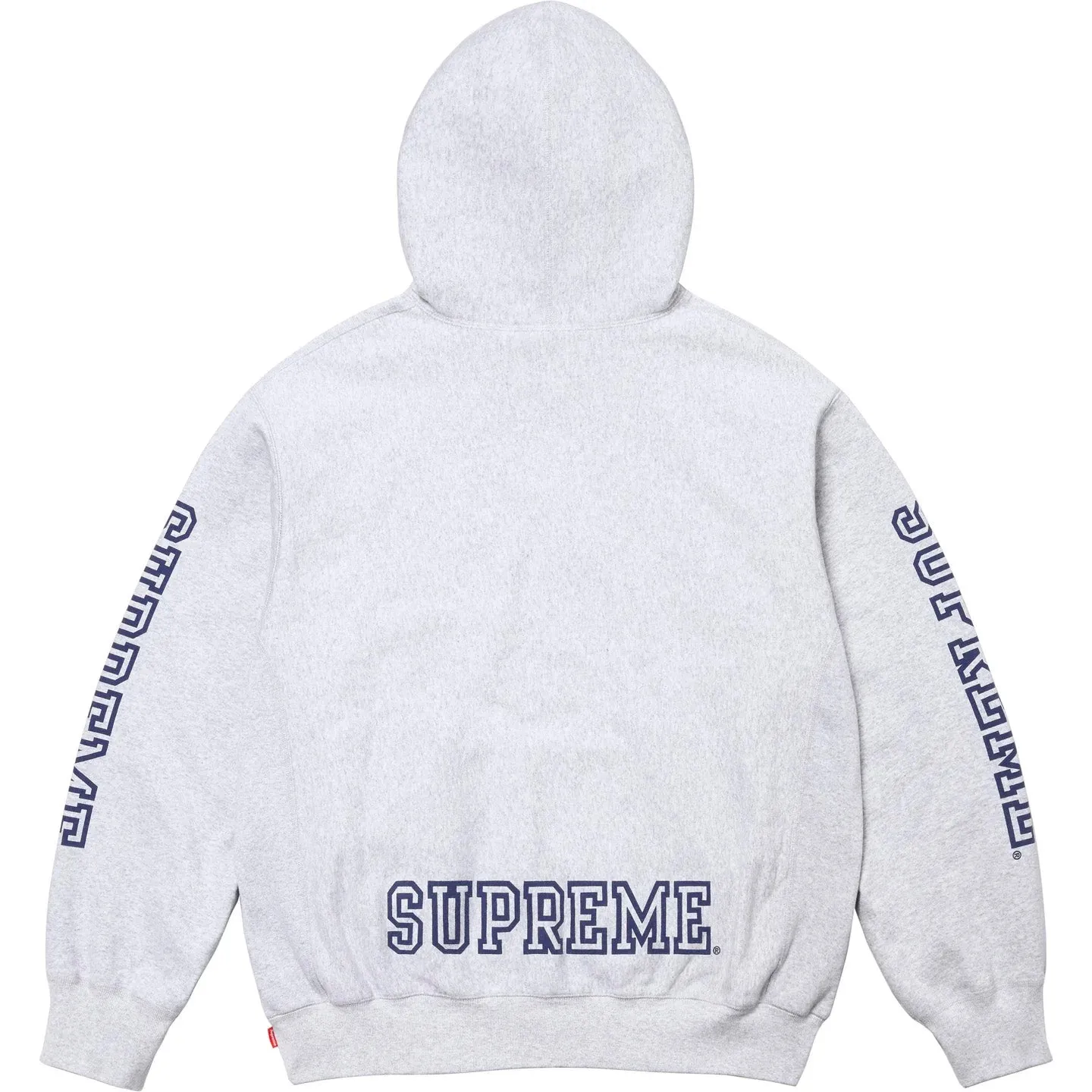 Supreme Grey Logo Hoodie