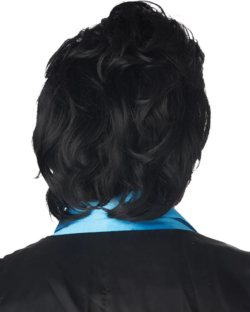 The Full House Black Mullet Wig