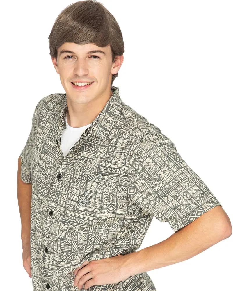 The Kell Deluxe Short Ash Brown Wig