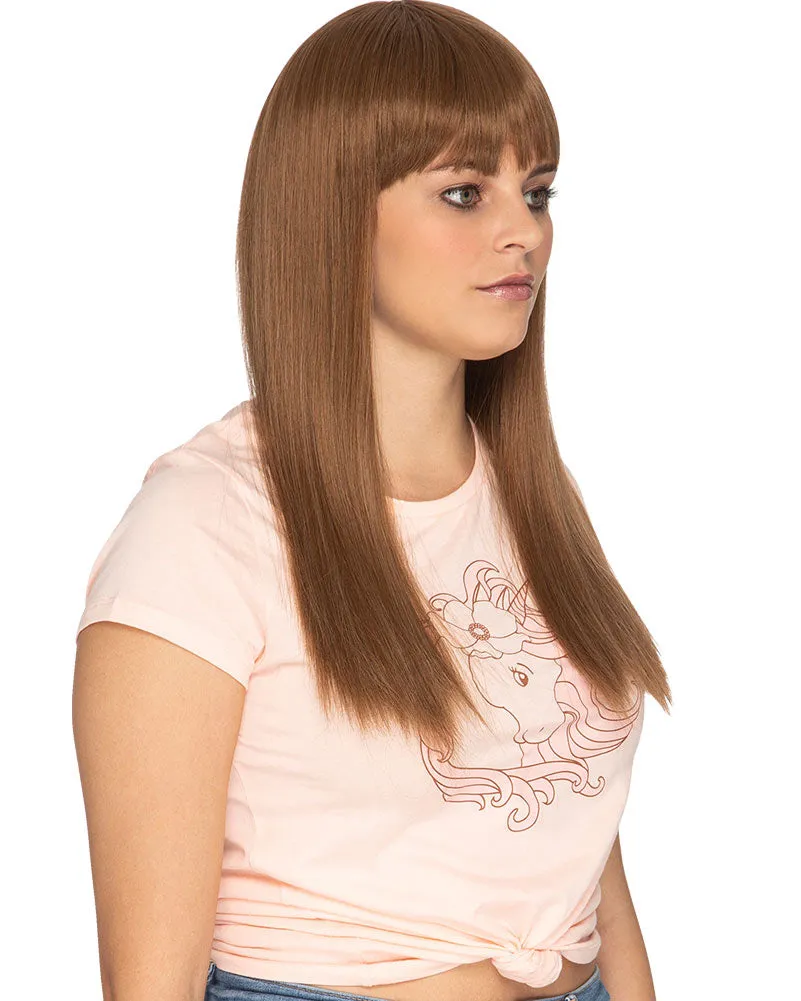 The Kimmie Deluxe Long Brown Wig