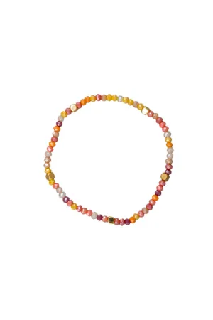 Tiger Tree Beaded Airlie Bracelet Orange