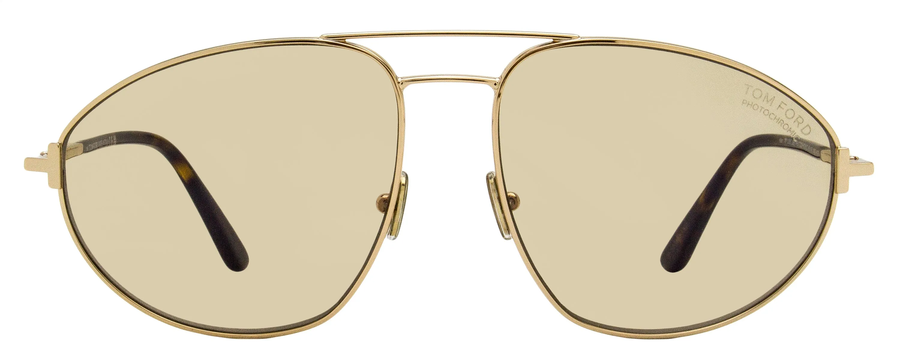 Tom Ford Men's Ken Photochromic Sunglasses TF1095 28E Gold 60mm