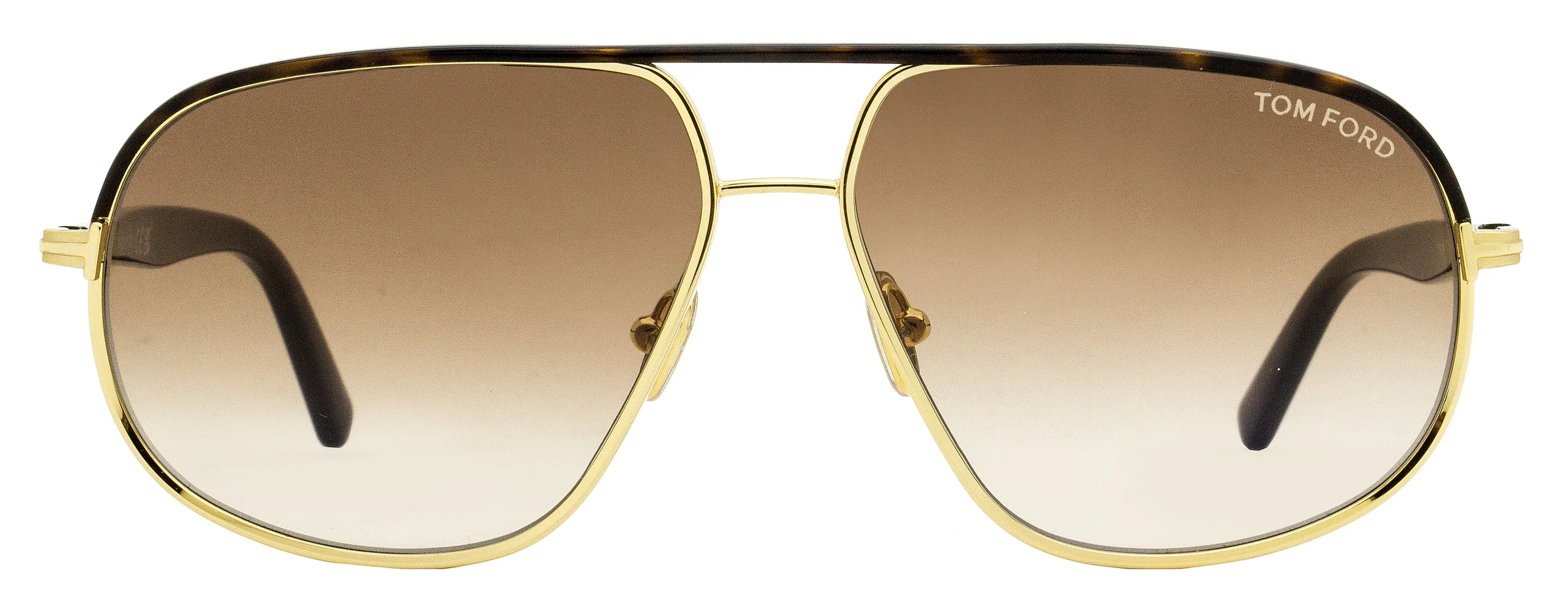 Tom Ford Men's Maxwell Sunglasses TF1019 30F Havana/Gold 59mm