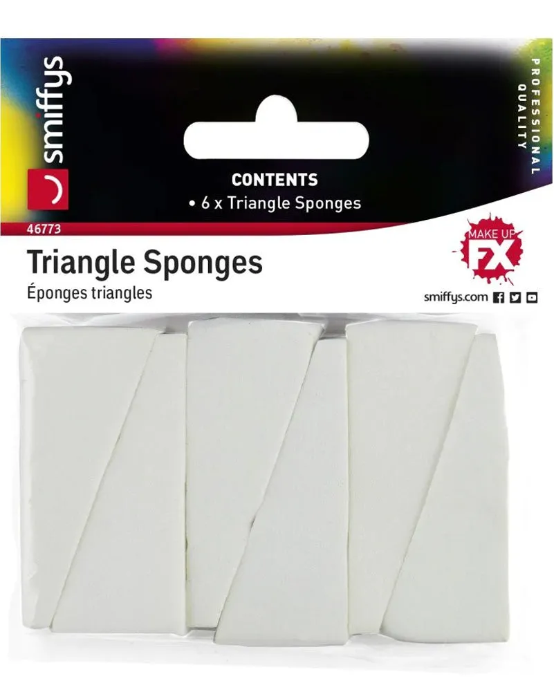 Triangle Sponges Pack of 6
