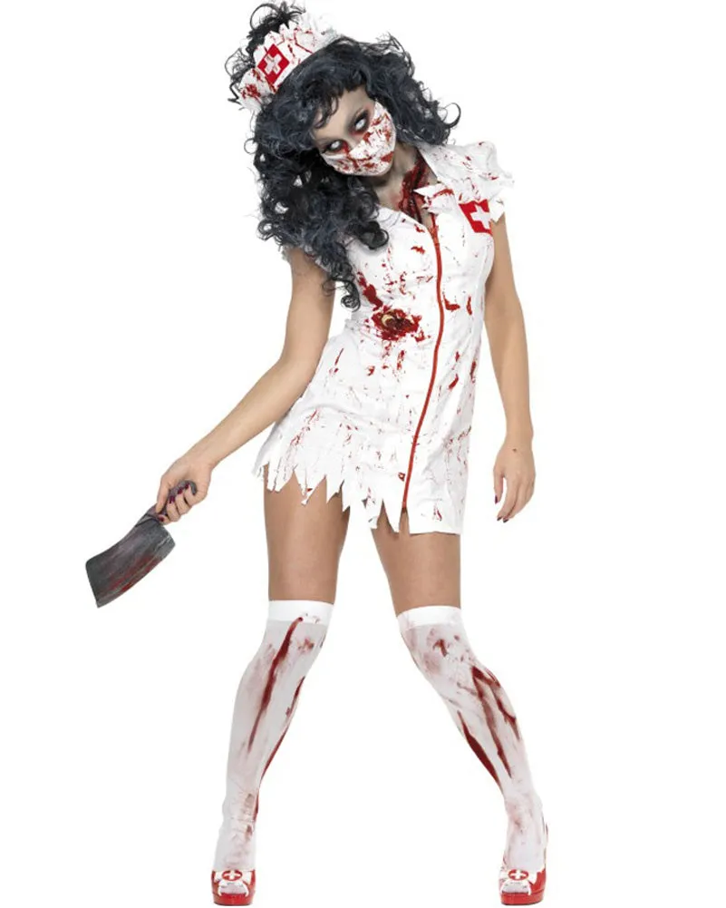 Undead Zombie Nurse Womens Costume