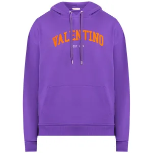 Valentino Purple Logo Hoodie
