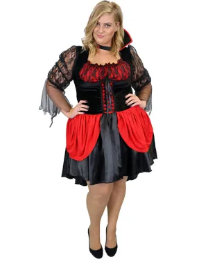 Vampiress Womens Plus Size Costume