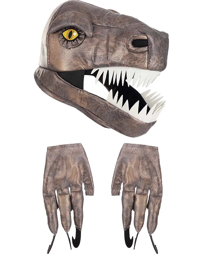 Velociraptor Jawesome Deluxe Hat and Gloves Set