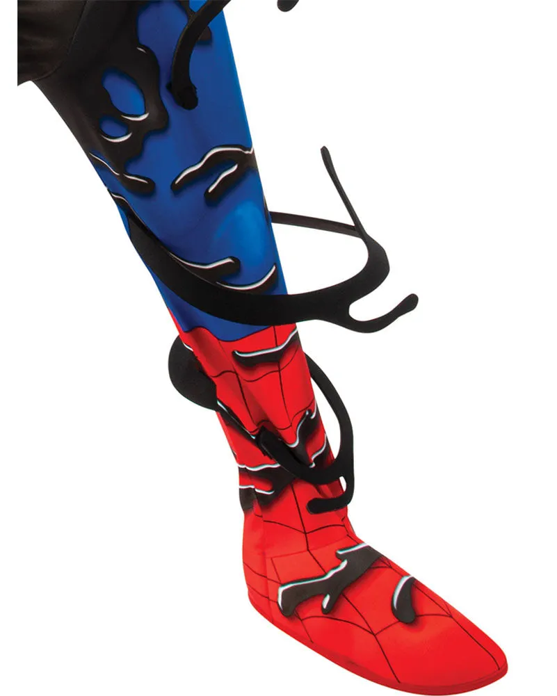 Venomised Spiderman Boys Deluxe Costume