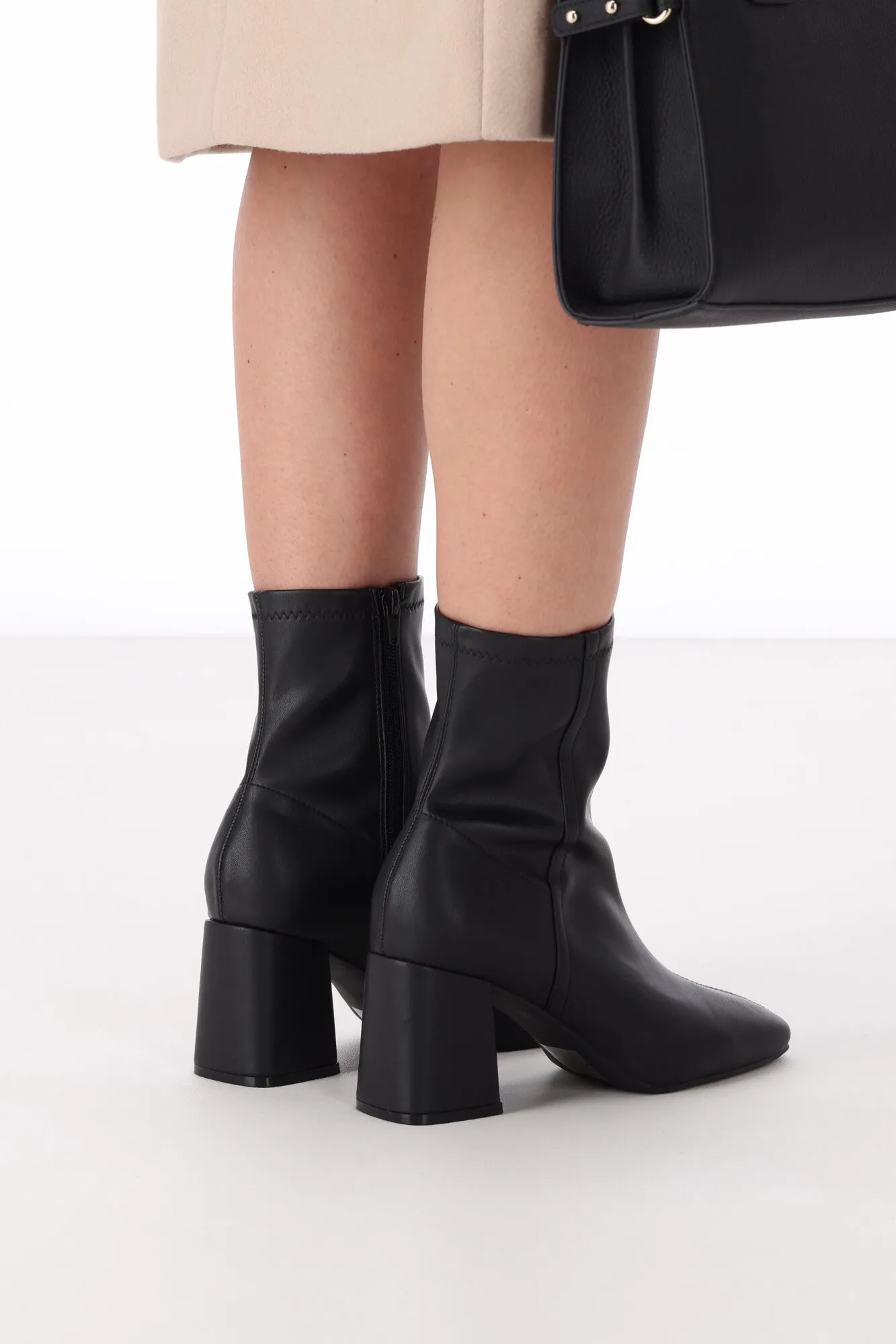 Verali Lizzo Stretch Ankle Boot Black