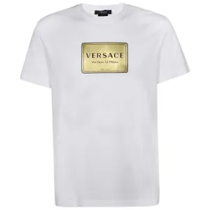 Versace White Graphic T-Shirt