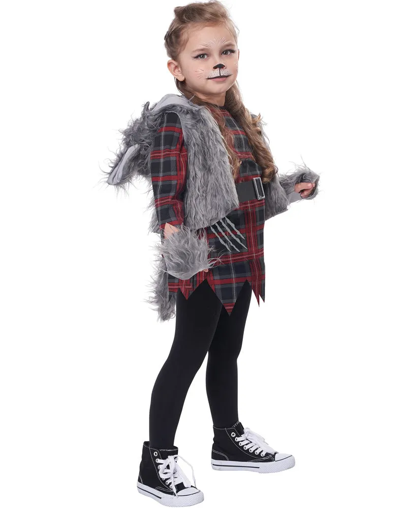 Wee Wolf Toddler Girls Costume