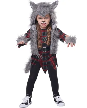 Wee Wolf Toddler Girls Costume
