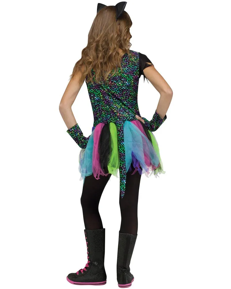 Wild Rainbow Cat Girls Costume
