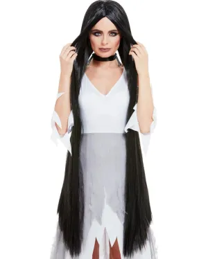Witch Extra Long Black Wig