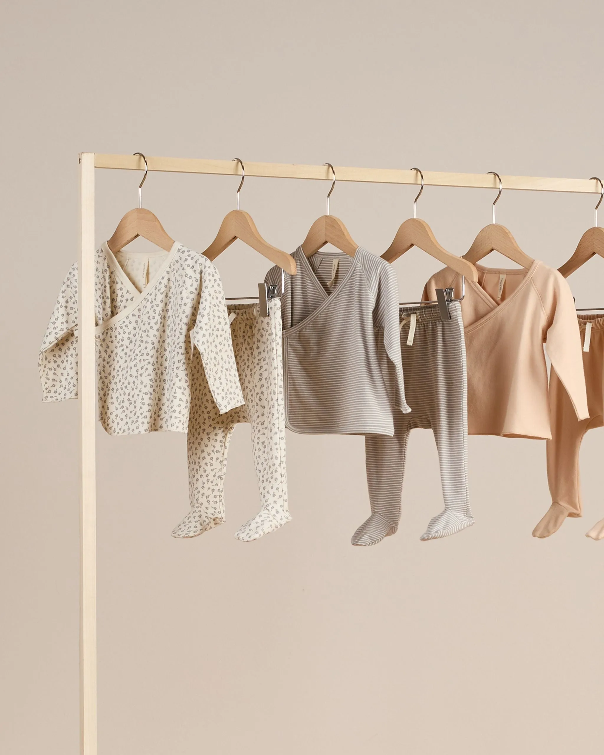 Wrap Top   Footed Pant Set || Golden