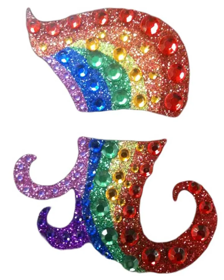 Xotic Eyes Rainbow Half Mask