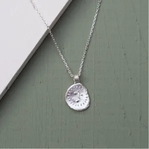 Zoe Morton Sunshine Pendant Necklace in Silver with Silver Chain